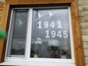 В честь празднования 9 мая Свердловская область присоединяется к акции «Окна Победы»
