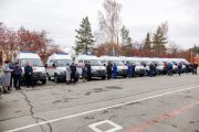 20 новых автомобилей скорой медицинской помощи поступили в областные больницы для работы в отдалённых территориях