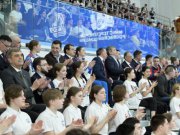 Евгений Куйвашев и Игорь Левитин дали старт работе крупнейшего в стране Дворца водных видов спорта