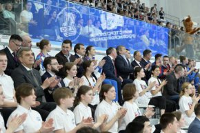 Евгений Куйвашев и Игорь Левитин дали старт работе крупнейшего в стране Дворца водных видов спорта