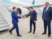 Евгений Куйвашев встретил в Кольцово премьер-министра Республики Казахстан Алихана Смаилова