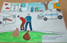 Конкурс "Дети рисуют правоохранителей"