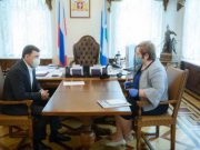 Евгений Куйвашев обсудил с Татьяной Мерзляковой организацию голосования по внесению изменений в Конституцию РФ