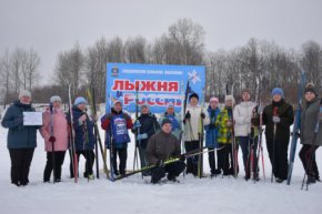 Лыжня России в с. Сладковское