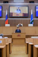 Губернатор Свердловской области Евгений Куйвашев сегодня выступил с ежегодным отчётом перед депутатами Законодательного Собрания региона