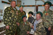 Ветеран пограничных войск отметил 23 февраля