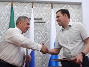 Евгений Куйвашев договорился с Рустамом Миннихановым о расширении межрегионального сотрудничества на уральском Сабантуе