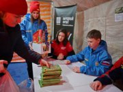 Павильон для сбора новогодних подарков для мобилизованных уральцев и членов их семей открылся в Екатеринбурге