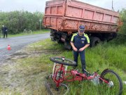 Необдуманный маневр велосипедиста на дороге привел к гибели