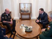 Новый военный прокурор ЦВО Константин Ольховатенко представлен губернатору Евгению Куйвашеву