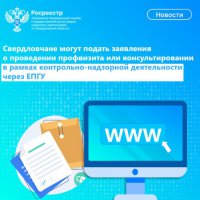 Свердловчане могут подать заявления о проведении профилактического визита или консультировании в рамках контрольно-надзорной деятельности через ЕПГУ