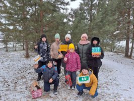 В Ницинском Доме культуры прошла акция «Синичкин день»